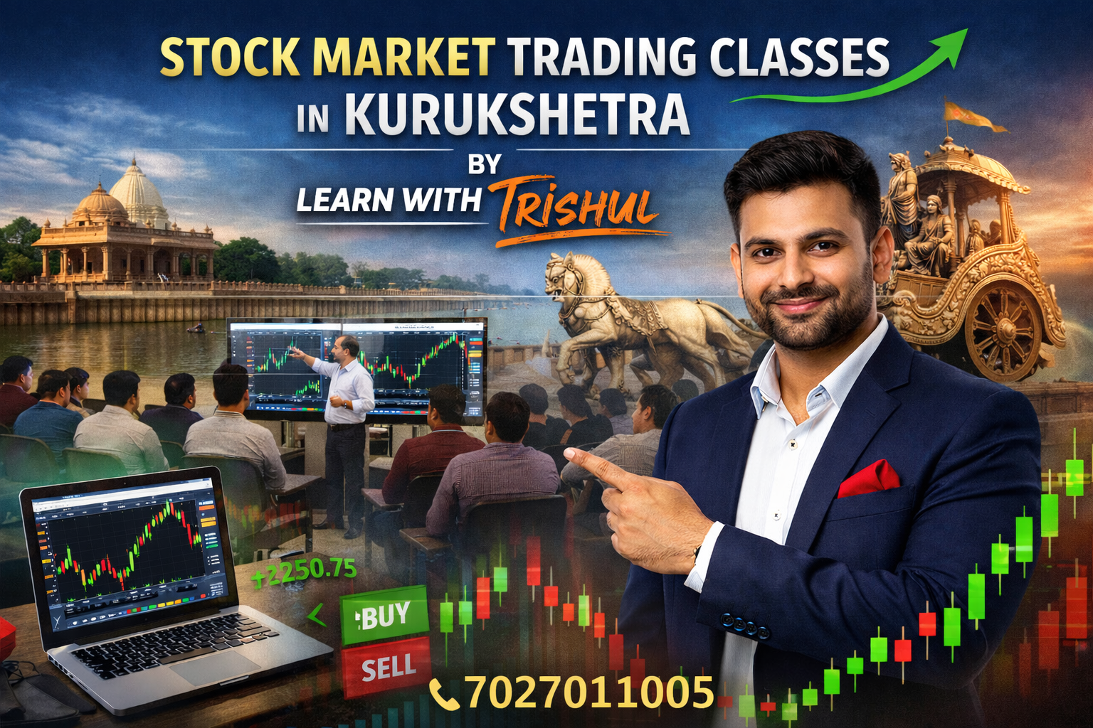 Stock Market Trading Classes in Kurukshetra by Learn With Trishul – Practical Trading Training